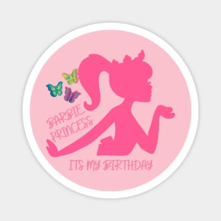 Barbie princess birthday Magnet